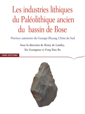 cover image of Les industries lithiques du Paléolithique ancien du Bassi, de Bose